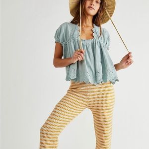 Free People Cross My Heart Top